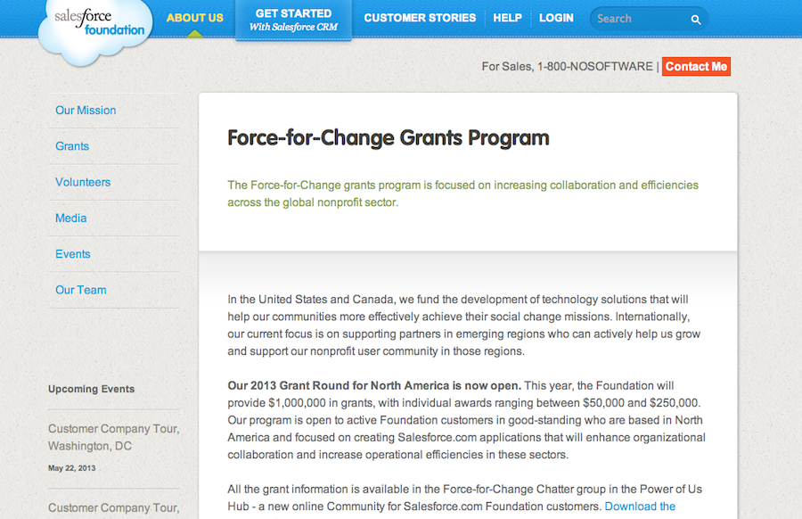 Force For Change Grants