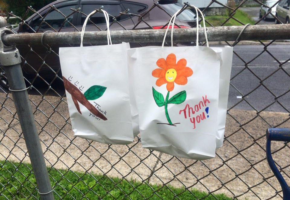 Thank you bags for volunteers