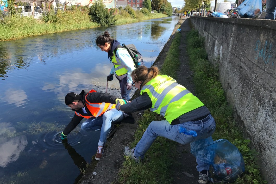 canal clean up - CSR program Dublin