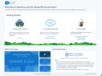 Welcome to Salesforce and NPSP