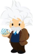 The Professor is the mascot of the Einstein product – making Deep Learning more accessible to businesses and nonprofits.