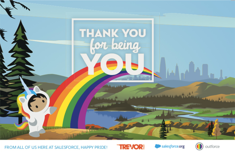 Salesforce engages employees with purpose-driven partnerships with nonprofits to advance equality
