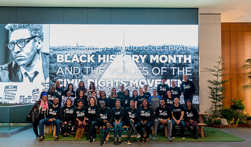 Salesforce employees celebrate Black History Month