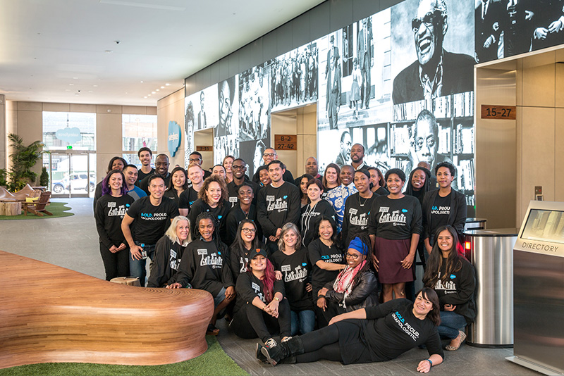 Salesforce employees celebrate Black History Month.