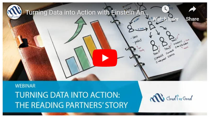 Find out how Reading Partners turned their data into action with Einstein Analytics. 
