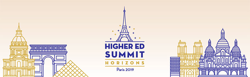 Image: Higher Ed Summit Horizons in Paris takes place in October, 2019