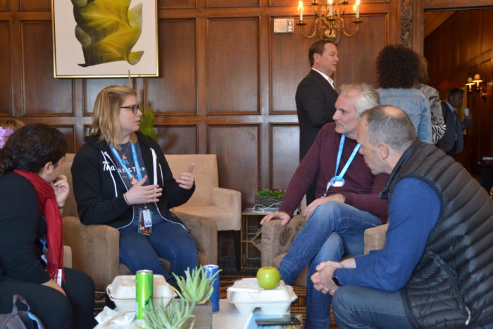 Dreamforce attendees networking at last year’s event