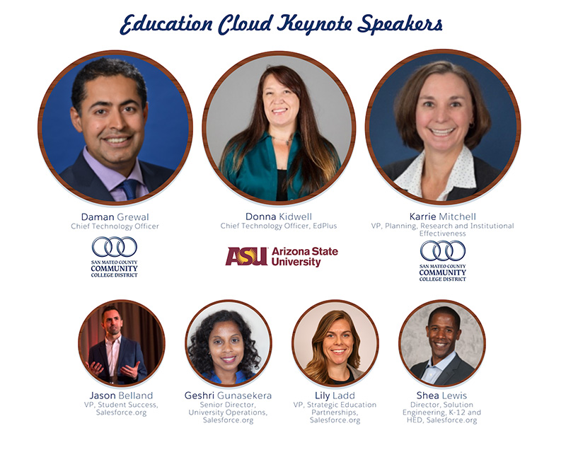 Salesforce.org Education Cloud Dreamforce 2019 Keynote Speakers