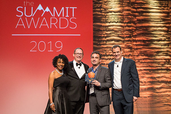 A past Higher Ed Summit Awards photo