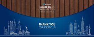 Thank you for joining us for Higher Ed Summit Virtual