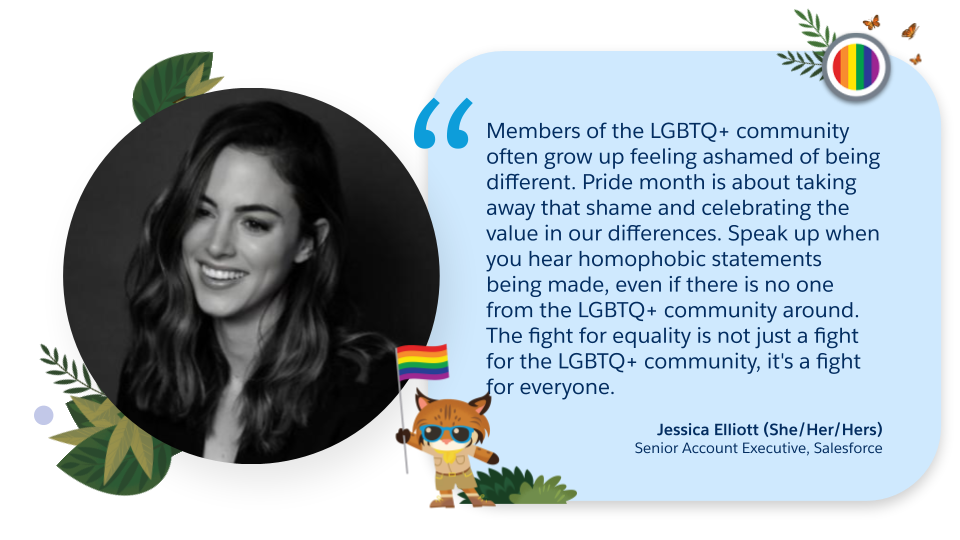 Jessica Elliot (she/her/hers), Senior Account Executive at Salesforce quote